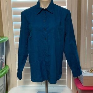 Allison Daley Blue Button Down Shirt